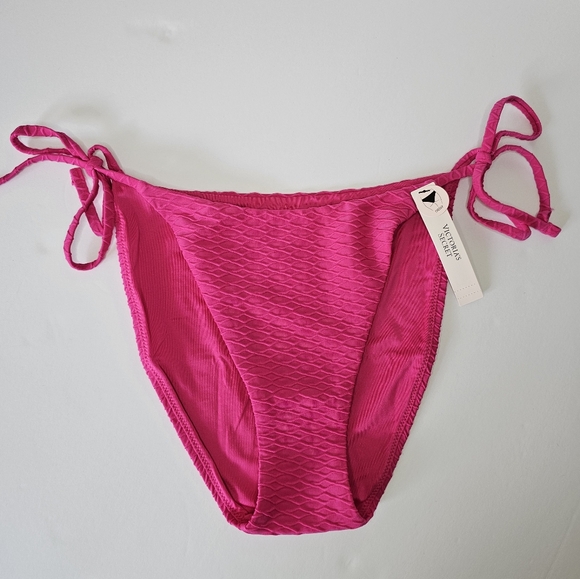 Victoria's Secret Mix & Match Twist Side Tie Cheeky Bikini Bottoms Sz Medium - Picture 4 of 7